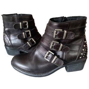 Eric Michael Buckle Booties Size 36